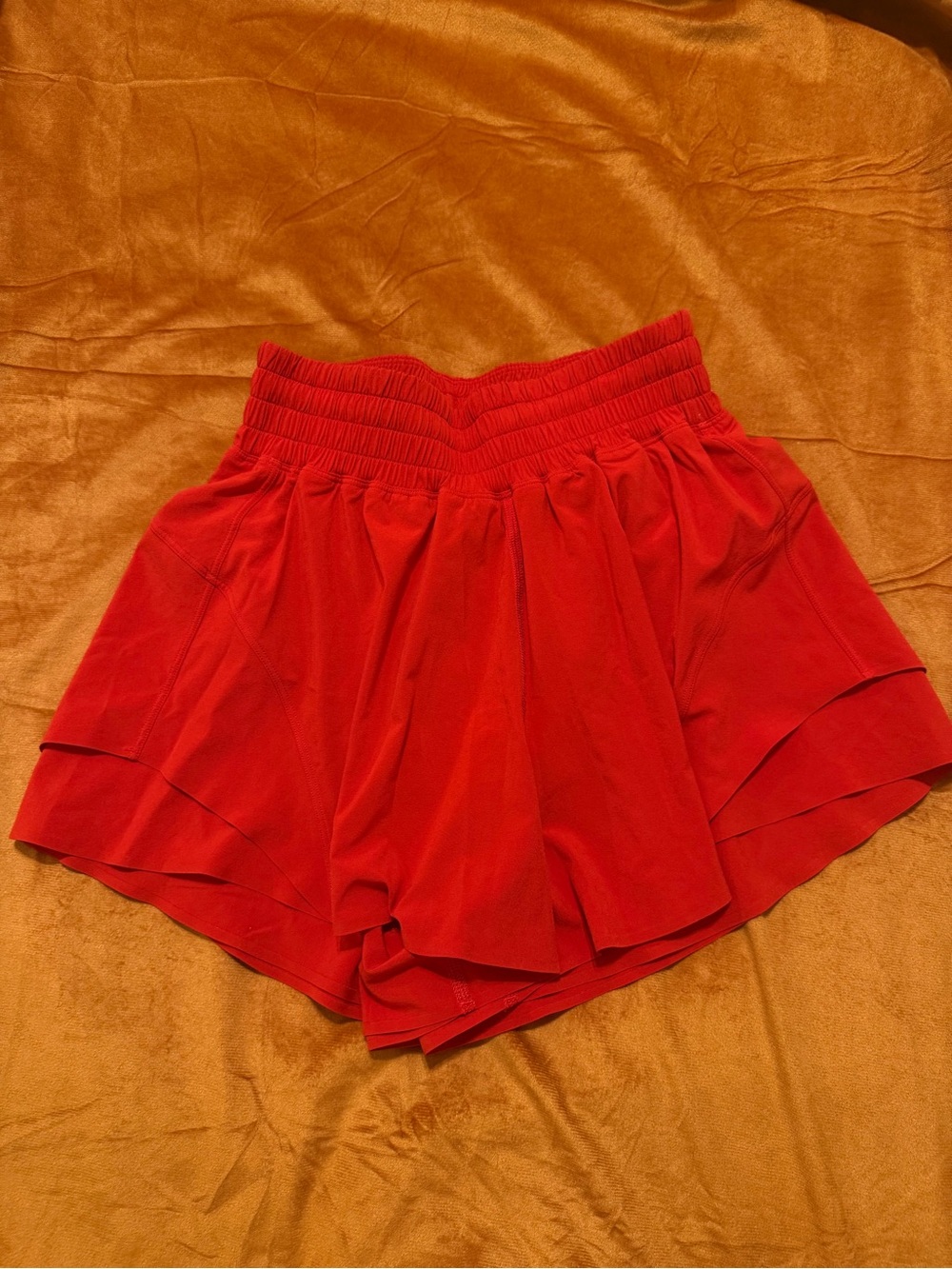 lululemon athletica Red Layered Athletic Shorts